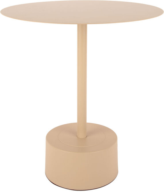 Leitmotiv Table d'appoint ronde en métal D40cm sable