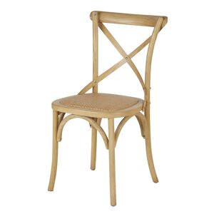 Maisons du Monde Chaise bistrot en bois de hetre et bambou