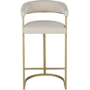 Maisons du Monde Chaise de bar beige et doree H76