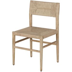 Maisons du Monde Chaise en bois de manguier et fibre de sisal