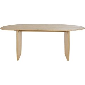 Maisons du Monde Table a manger en bois de frene massif beige 6/8 personnes L200