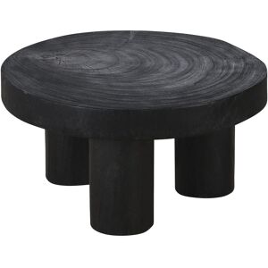 Maisons du Monde Table basse en bois de suar noir