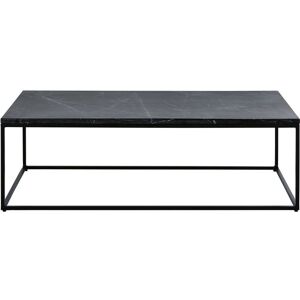 Maisons du Monde Table basse en marbre noir et metal noir