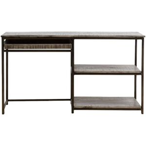 Made in Meubles Table bureau en bois gris 146.5 cm