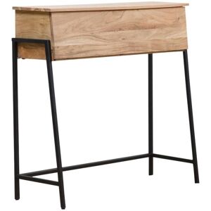 Made in Meubles Table bureau en bois marron 100 cm