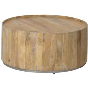 Made in Meubles Table basse en bois marron 90 cm