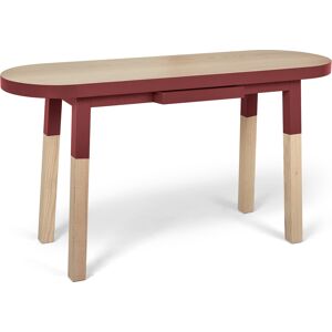 MON PETIT MEUBLE FRANCAIS Console ovale 140 cm, 100% frene massif