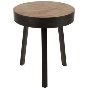 White label Table d'appoint en bois marron