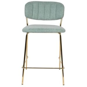 White label Tabouret de comptoir en velours vert