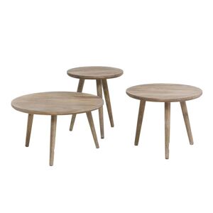 Made in Meubles Table basse en bois marron 60 cm