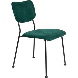 Zuiver Chaise de repas velours vert