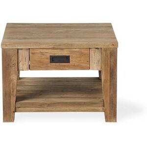 Bois Dessus Bois Dessous Table basse en teck recycle massif