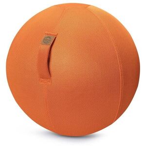 Jumbo Bag Balle d'assise gonflable 65cm enveloppe tissu mesh orange