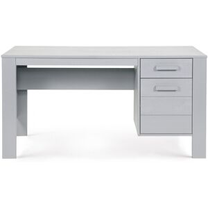 WOOOD Bureau en bois gris beton