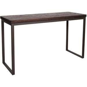 Mathi Design Mange debout 180 cm acier/bois massif fonce