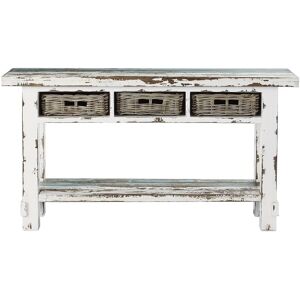 Bois Dessus Bois Dessous Console en pin recycle massif