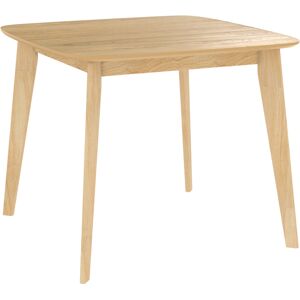 Rendez-Vous Deco Table carree 4 personnes en bois clair naturel 90 cm