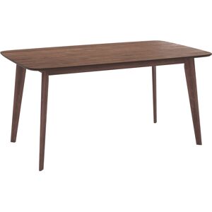 Rendez-Vous Deco Table rectangulaire 6 personnes en bois fonce 150 cm