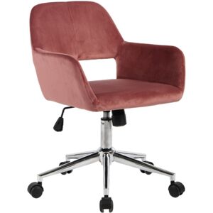 Calicosy Fauteuil de bureau en velours ajustable