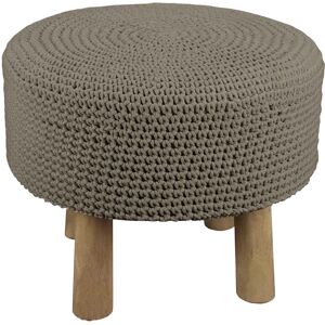 Sensei Maison Tabouret en macrame mastic