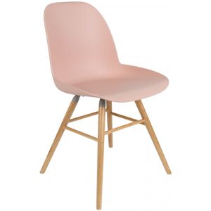 Zuiver Chaise design en bois rose