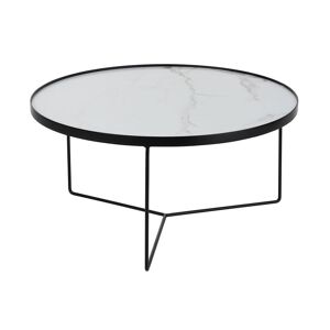 Meubles & Design Table basse ronde effet marbre
