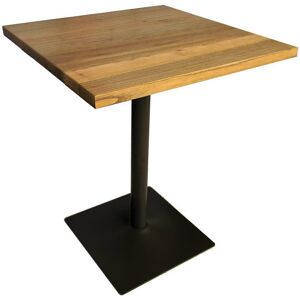 Mathi Design Table carree bois massif L60