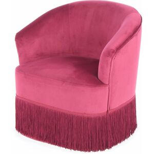 ReCollection Chaise enfant Velours Rouge H. assise 29 cm