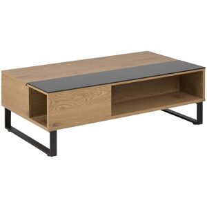 Concept Usine Table basse plateau relevable bois