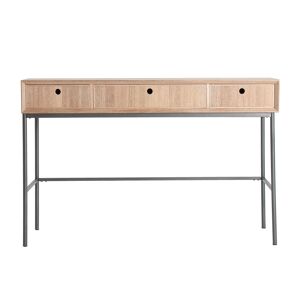 Lastdeco Pupitre en Bois de Sapin Marron, 120x40x76 cm