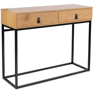 The Home Deco Factory Console bois et metal L100cm