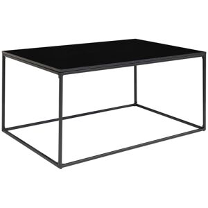 House Nordic Table basse en metal et bois noir