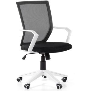 Beliani Chaise de bureau noire reglable en hauteur