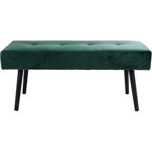 House Nordic Banc en velours L100cm vert