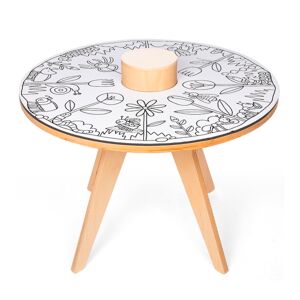 Drawin table Table a dessiner multifonction en bois D70 cm
