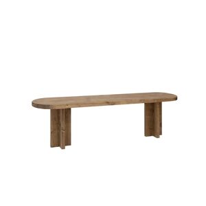 Decowood Banc en bois de sapin vieilli 140x45cm