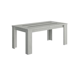 Gami Table rectangulaire allonge automatique effet bois chene laguna/gris