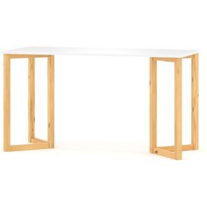 WNM Group Bureau enfant en pin massif&MDF 120x60 naturel