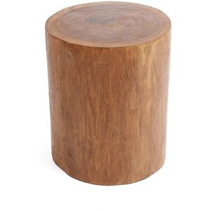 Bazar Bizar Tabouret en bois de teak naturel