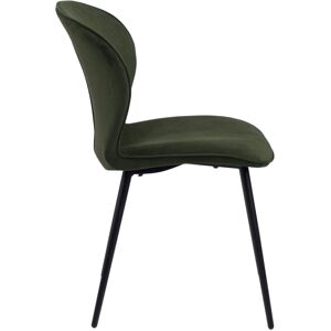 Meubles & Design Lot de chaises modernes en velours vert