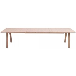 Meubles & Design Table a manger extensible en bois de chene nature