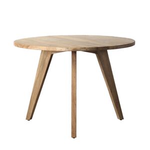Mathi Design Table repas ronde en bois D 105