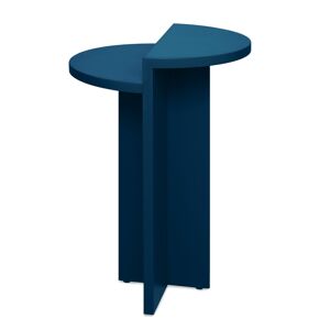 Kulile Table d'appoint, bout de canape en bleu nuit, 563838