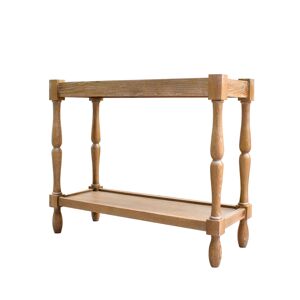 Robin des Bois Console bout de canape plateau double chene