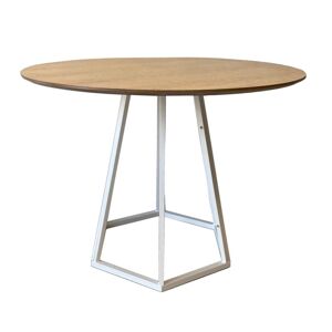 Mathi Design Table repas ronde bois D100