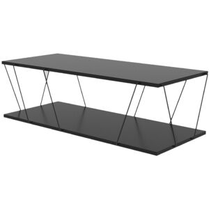 Toilinux Table basse gris anthracite