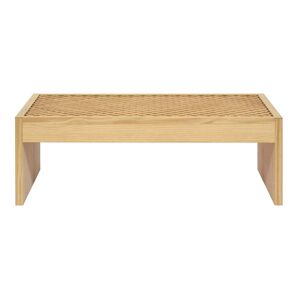 Naan Furniture Table basse en bois massif - 98 cm