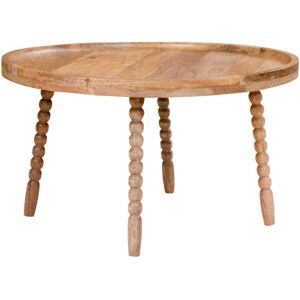 House Nordic Table basse ronde en manguier D60cm naturel