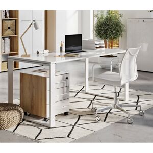 Vivabita Bureau droit moderne blanc