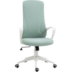 Vinsetto Fauteuil de bureau manager ergonomique polyester vert d'eau